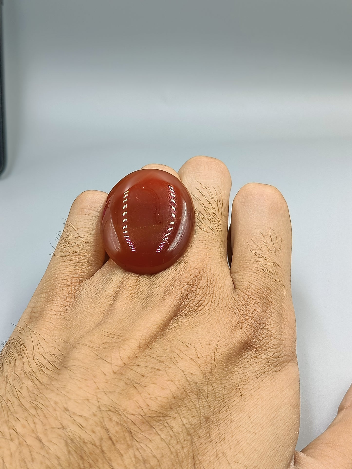 Beautiful Natural Irani Red Aqeeq Agate Stone Big Size