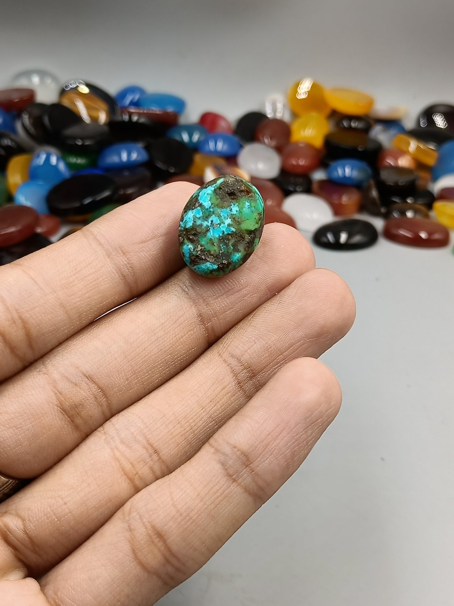 Beautiful Natural Irani feroza (turquoise) Stone