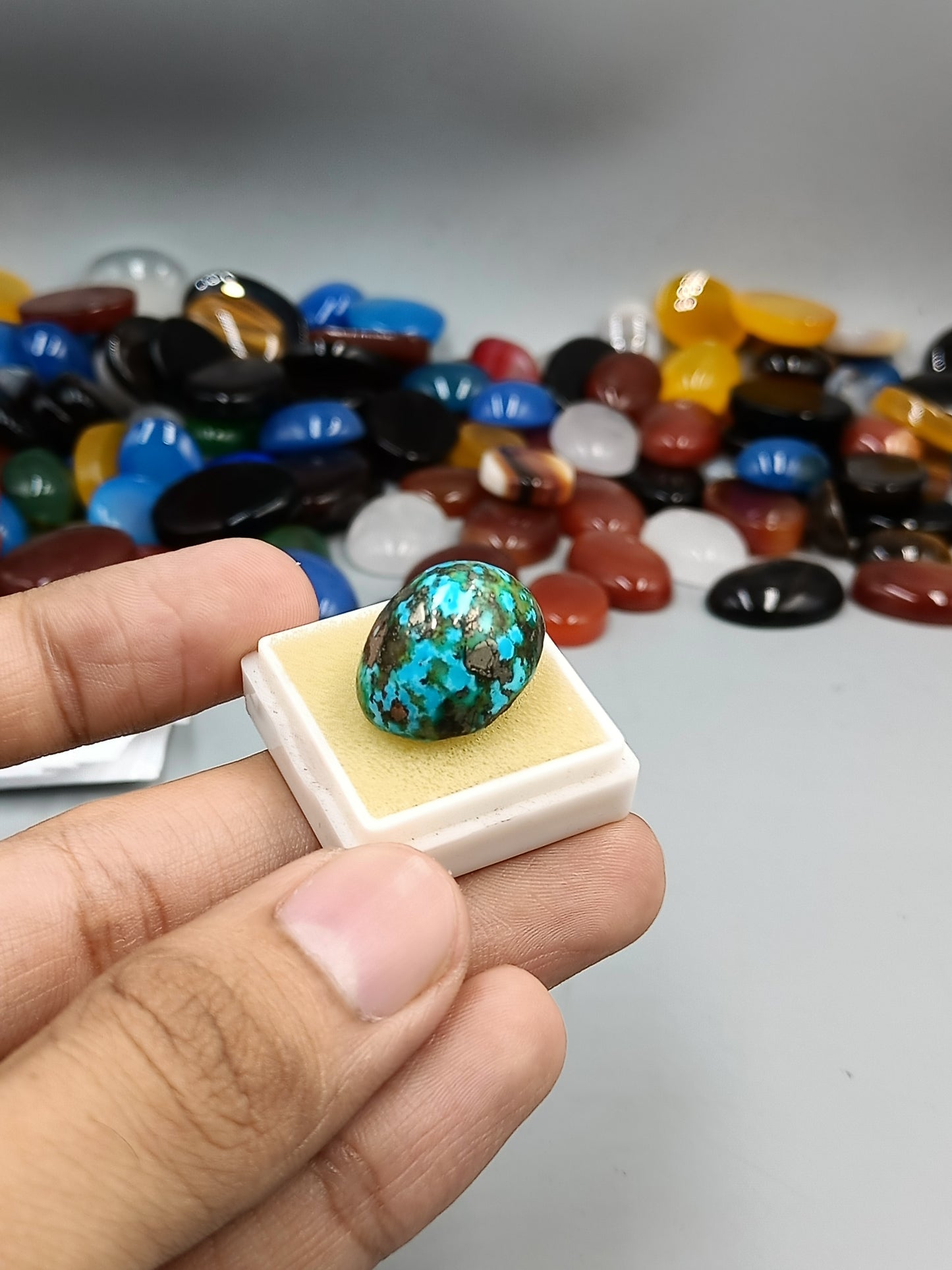 Beautiful Natural Irani feroza (turquoise) Stone