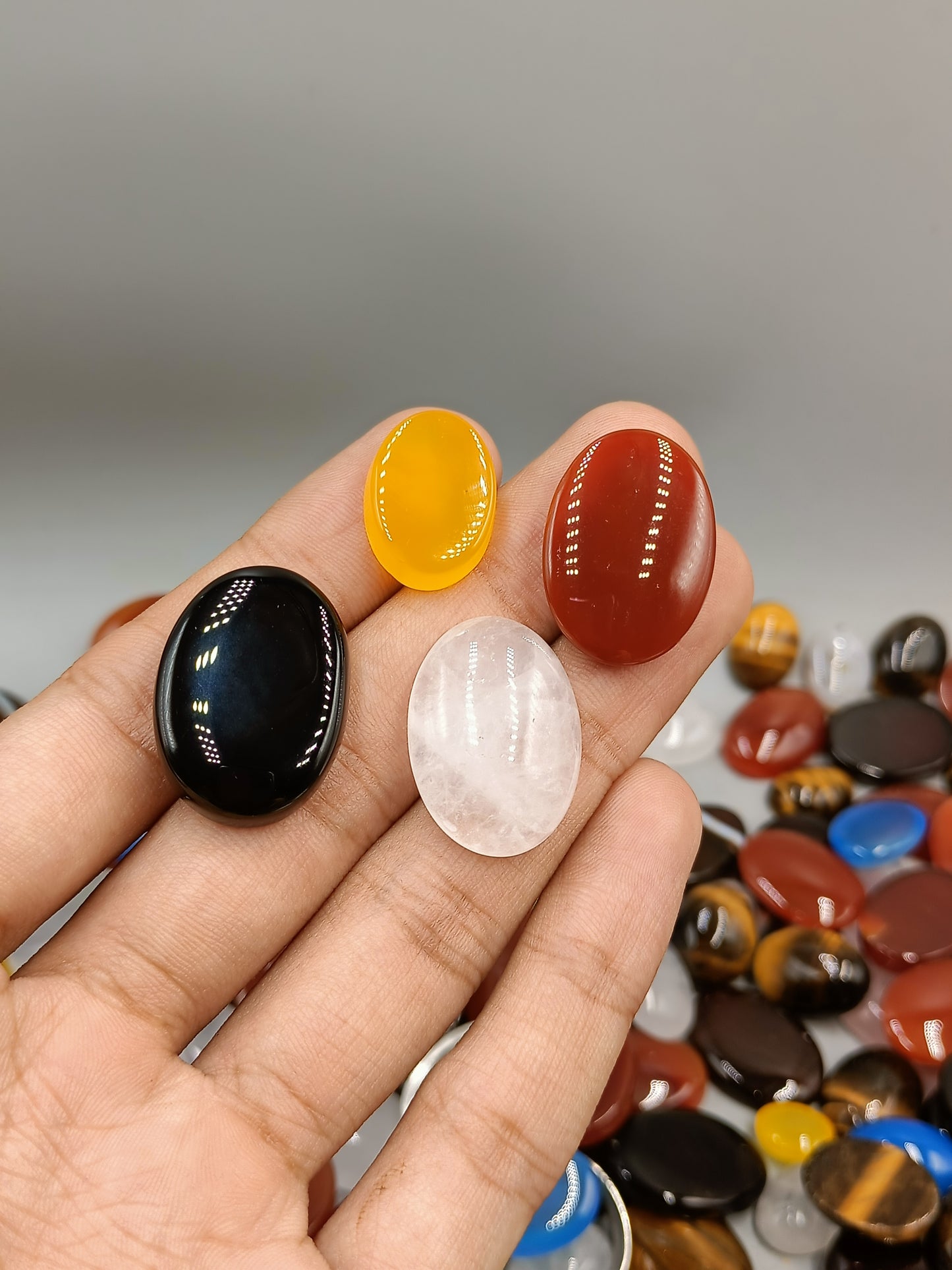 Deal of 4 Natural Irani Aqeeq Stone Dura e Najaf Stone ❤️ A+ Quality